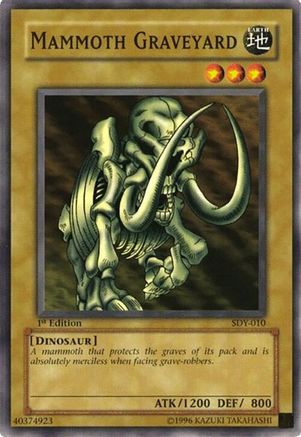 Mammoth Graveyard (SDY-010) - Starter Deck: Yugi Unlimited Starter Deck: Yugi Yugioh Single Squirtle Squad Card Shop.