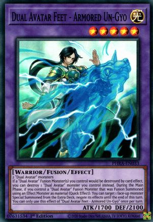 Dual Avatar Feet - Armored Un-Gyo (PHRA-EN033) - Phantom Rage 1st Edition Phantom Rage Yugioh Single Squirtle Squad Card Shop.