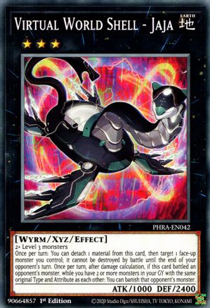 Virtual World Shell - Jaja (PHRA-EN042) - Phantom Rage 1st Edition Phantom Rage Yugioh Single Squirtle Squad Card Shop.