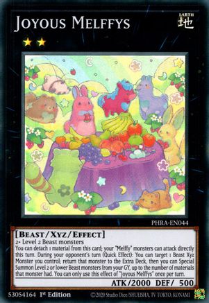 Joyous Melffys (PHRA-EN044) - Phantom Rage 1st Edition Phantom Rage Yugioh Single Squirtle Squad Card Shop.