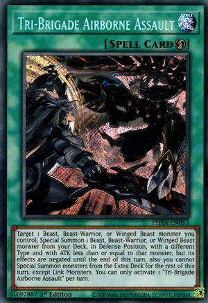 Tri-Brigade Airborne Assault (PHRA-EN053) - Phantom Rage 1st Edition Phantom Rage Yugioh Single Squirtle Squad Card Shop.