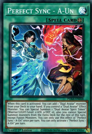 Perfect Sync - A-Un (PHRA-EN058) - Phantom Rage 1st Edition Phantom Rage Yugioh Single Squirtle Squad Card Shop.