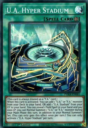 U.A. Hyper Stadium (PHRA-EN061) - Phantom Rage 1st Edition Phantom Rage Yugioh Single Squirtle Squad Card Shop.