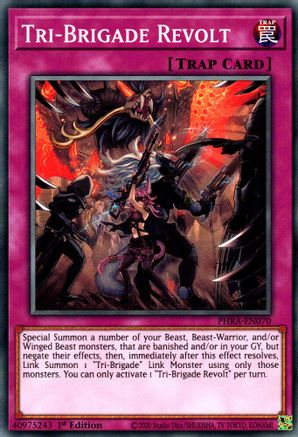 Tri-Brigade Revolt (PHRA-EN070) - Phantom Rage 1st Edition Phantom Rage Yugioh Single Squirtle Squad Card Shop.