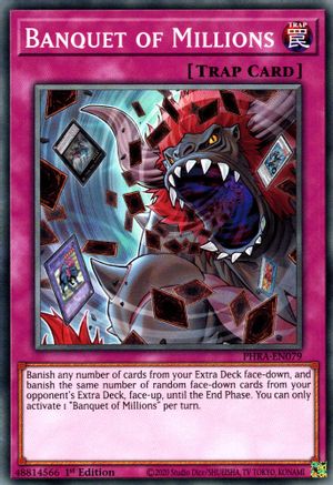 Banquet of Millions (PHRA-EN079) - Phantom Rage 1st Edition Phantom Rage Yugioh Single Squirtle Squad Card Shop.