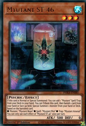 Myutant ST-46 (PHRA-EN085) - Phantom Rage 1st Edition Phantom Rage Yugioh Single Squirtle Squad Card Shop.