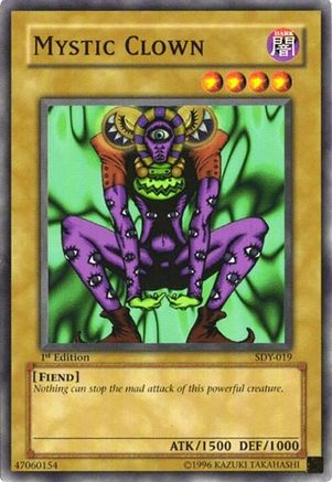 Mystic Clown (SDY-019) - Starter Deck: Yugi 1st Edition Starter Deck: Yugi Yugioh Single Squirtle Squad Card Shop.