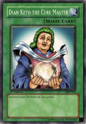 Dian Keto the Cure Master (SDY-023) - Starter Deck: Yugi Unlimited Starter Deck: Yugi Yugioh Single Squirtle Squad Card Shop.