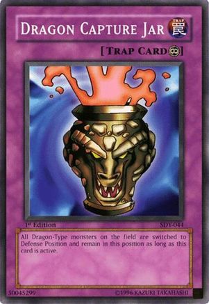 Dragon Capture Jar (SDY-044) - Starter Deck: Yugi 1st Edition Starter Deck: Yugi Yugioh Single Squirtle Squad Card Shop.