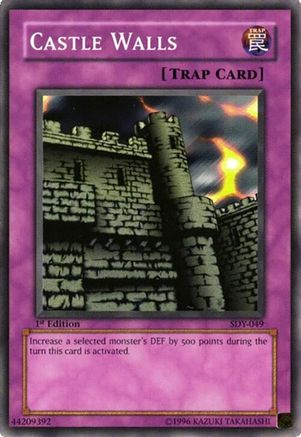 Castle Walls (SDY-049) - Starter Deck: Yugi Unlimited Starter Deck: Yugi Yugioh Single Squirtle Squad Card Shop.