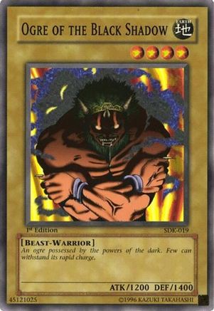 Ogre of the Black Shadow (SDK-019) - Starter Deck: Kaiba Unlimited Starter Deck: Kaiba Yugioh Single Squirtle Squad Card Shop.