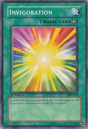 Invigoration (SDK-021) - Starter Deck: Kaiba 1st Edition Starter Deck: Kaiba Yugioh Single Squirtle Squad Card Shop.