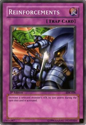 Reinforcements (SDK-038) - Starter Deck: Kaiba 1st Edition Starter Deck: Kaiba Yugioh Single Squirtle Squad Card Shop.