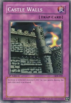Castle Walls (SDK-049) - Starter Deck: Kaiba Unlimited Starter Deck: Kaiba Yugioh Single Squirtle Squad Card Shop.