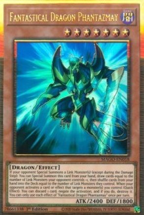 Fantastical Dragon Phantazmay (Alternate Art) (MAGO-EN018) - Maximum Gold 1st Edition Maximum Gold Yugioh Single Squirtle Squad Card Shop.