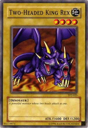 Two-Headed King Rex (TP2-025) - Tournament Pack 2 Unlimited Tournament Pack 2 Yugioh Single Squirtle Squad Card Shop.