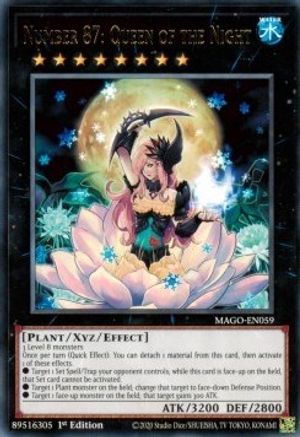 Number 87: Queen of the Night (MAGO-EN059) - Maximum Gold 1st Edition Maximum Gold Yugioh Single Squirtle Squad Card Shop.