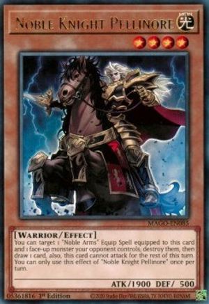 Noble Knight Pellinore (MAGO-EN085) - Maximum Gold 1st Edition Maximum Gold Yugioh Single Squirtle Squad Card Shop.