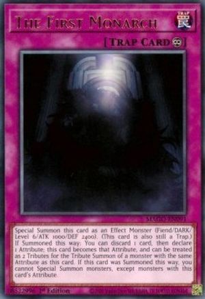 The First Monarch (MAGO-EN091) - Maximum Gold 1st Edition Maximum Gold Yugioh Single Squirtle Squad Card Shop.