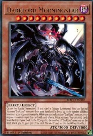 Darklord Morningstar (MAGO-EN105) - Maximum Gold 1st Edition Maximum Gold Yugioh Single Squirtle Squad Card Shop.