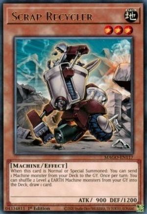 Scrap Recycler (MAGO-EN117) - Maximum Gold 1st Edition Maximum Gold Yugioh Single Squirtle Squad Card Shop.