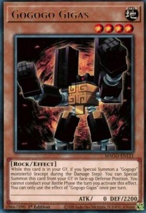Gogogo Gigas (MAGO-EN121) - Maximum Gold 1st Edition Maximum Gold Yugioh Single Squirtle Squad Card Shop.