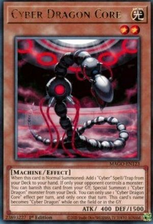 Cyber Dragon Core (MAGO-EN123) - Maximum Gold 1st Edition Maximum Gold Yugioh Single Squirtle Squad Card Shop.
