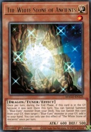 The White Stone of Ancients (MAGO-EN125) - Maximum Gold 1st Edition Maximum Gold Yugioh Single Squirtle Squad Card Shop.