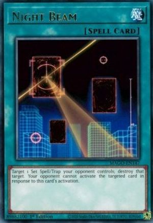 Night Beam (MAGO-EN147) - Maximum Gold 1st Edition Maximum Gold Yugioh Single Squirtle Squad Card Shop.