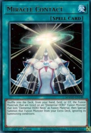 Miracle Contact (MAGO-EN148) - Maximum Gold 1st Edition Maximum Gold Yugioh Single Squirtle Squad Card Shop.