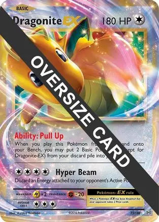 Dragonite EX - 72/108/108 - Holofoil Jumbo Cards - Promo Jumbo Cards Pokemon Single Squirtle Squad Card Shop.