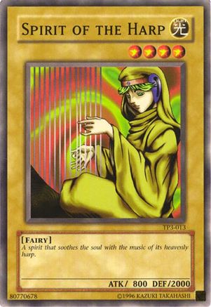 Spirit of the Harp (TP3-013) - Tournament Pack 3 Unlimited Tournament Pack 3 Yugioh Single Squirtle Squad Card Shop.