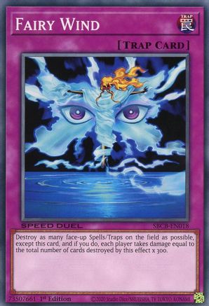Fairy Wind (SBCB-EN018) - Speed Duel: Battle City Box 1st Edition Speed Duel: Battle City Box Yugioh Single Squirtle Squad Card Shop.