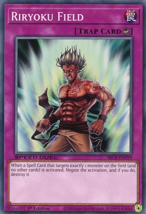 Riryoku Field (SBCB-EN059) - Speed Duel: Battle City Box 1st Edition Speed Duel: Battle City Box Yugioh Single Squirtle Squad Card Shop.