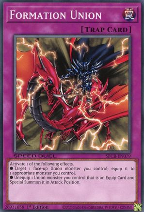 Formation Union (SBCB-EN079) - Speed Duel: Battle City Box 1st Edition Speed Duel: Battle City Box Yugioh Single Squirtle Squad Card Shop.
