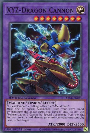 XYZ-Dragon Cannon (SBCB-EN084) - Speed Duel: Battle City Box 1st Edition Speed Duel: Battle City Box Yugioh Single Squirtle Squad Card Shop.