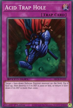 Acid Trap Hole (SBCB-EN102) - Speed Duel: Battle City Box 1st Edition Speed Duel: Battle City Box Yugioh Single Squirtle Squad Card Shop.