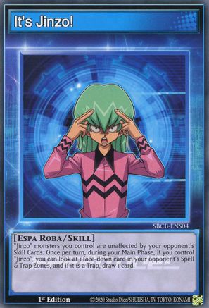 It's Jinzo! (SBCB-ENS04) - Speed Duel: Battle City Box 1st Edition Speed Duel: Battle City Box Yugioh Single Squirtle Squad Card Shop.