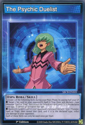 The Psychic Duelist (SBCB-ENS05) - Speed Duel: Battle City Box 1st Edition Speed Duel: Battle City Box Yugioh Single Squirtle Squad Card Shop.