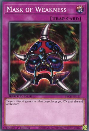 Mask of Weakness (SBCB-EN123) - Speed Duel: Battle City Box 1st Edition Speed Duel: Battle City Box Yugioh Single Squirtle Squad Card Shop.