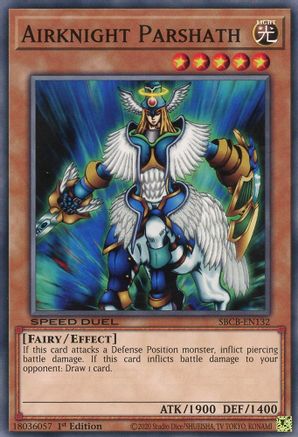Airknight Parshath (SBCB-EN132) - Speed Duel: Battle City Box 1st Edition Speed Duel: Battle City Box Yugioh Single Squirtle Squad Card Shop.