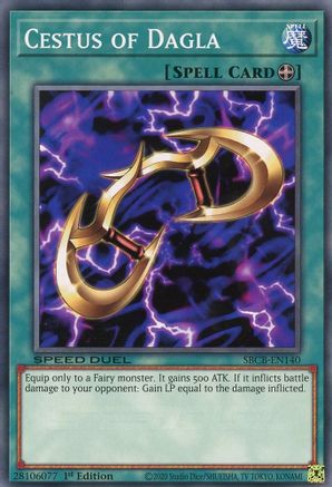 Cestus of Dagla (SBCB-EN140) - Speed Duel: Battle City Box 1st Edition Speed Duel: Battle City Box Yugioh Single Squirtle Squad Card Shop.