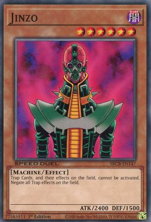 Jinzo (SBCB-EN147) - Speed Duel: Battle City Box 1st Edition Speed Duel: Battle City Box Yugioh Single Squirtle Squad Card Shop.