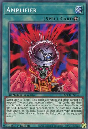 Amplifier (SBCB-EN157) - Speed Duel: Battle City Box 1st Edition Speed Duel: Battle City Box Yugioh Single Squirtle Squad Card Shop.