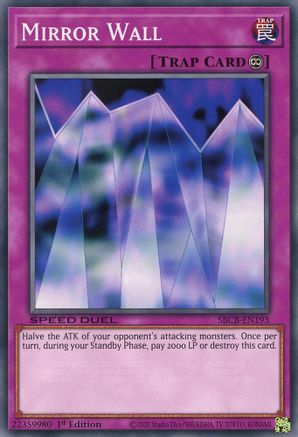 Mirror Wall (SBCB-EN193) - Speed Duel: Battle City Box 1st Edition Speed Duel: Battle City Box Yugioh Single Squirtle Squad Card Shop.