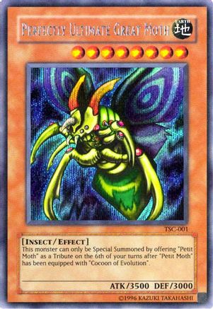 Perfectly Ultimate Great Moth (The Sacred Cards) (TSC-001) - Yu-Gi-Oh! Video Game Promotional Cards Limited Yu-Gi-Oh! Video Game Promotional Cards Yugioh Single Squirtle Squad Card Shop.