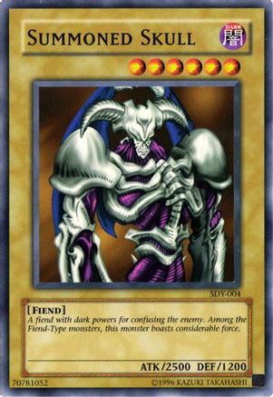 Summoned Skull (Sample Promo) (SDY-004) - Starter Deck: Yugi Unlimited Starter Deck: Yugi Yugioh Single Squirtle Squad Card Shop.