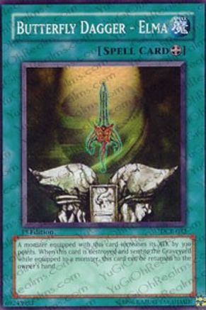 Butterfly Dagger - Elma (DCR-032) - Dark Crisis Unlimited Dark Crisis Yugioh Single Squirtle Squad Card Shop.