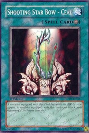 Shooting Star Bow - Ceal (DCR-033) - Dark Crisis Unlimited Dark Crisis Yugioh Single Squirtle Squad Card Shop.