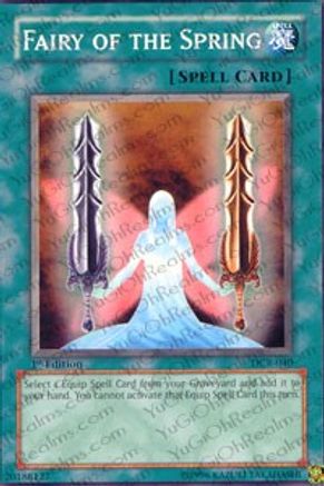 Fairy of the Spring (DCR-040) - Dark Crisis 1st Edition Dark Crisis Yugioh Single Squirtle Squad Card Shop.